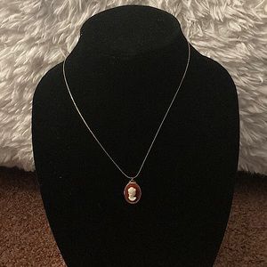 Red mosaic necklace